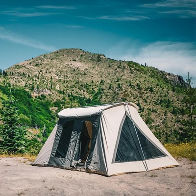 Super Deluxe Kodiak Canvas Tent 6043VX 10x14 - Scout Camp Hunt
