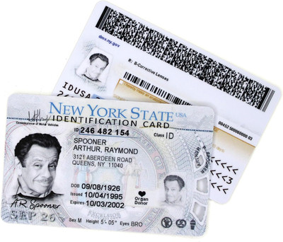 DUB SPENCER 2x Fake ID Arthur Spooner lustiger Scherzartikel Ausweis unechte Dri