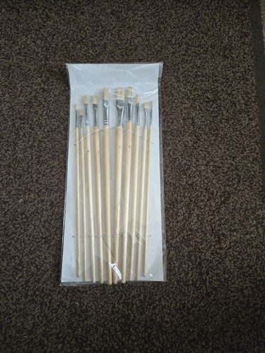 Paint Brushes For Watercolor / Oil / Acrylic Painting lot Artist Quality Set Art - Picture 2 of 5