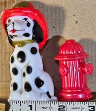 Kurt Adler Dalmation Fire Hydrant 10-Light Blow Mold VTG NIB Indoor/Outdoor NOS