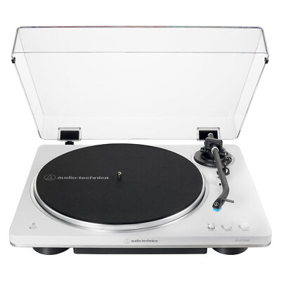 Audio-Technica AT-LP70XBT Bluetooth Turntable Plattenspieler - Weiß/Silber