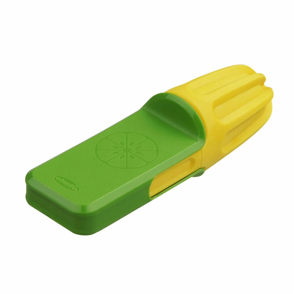 Chefn Vibe Zitronenpresse 2in1 Zitronen Presse Zitronenreibe Reibe Gelb Grün - Bild 2 von 2