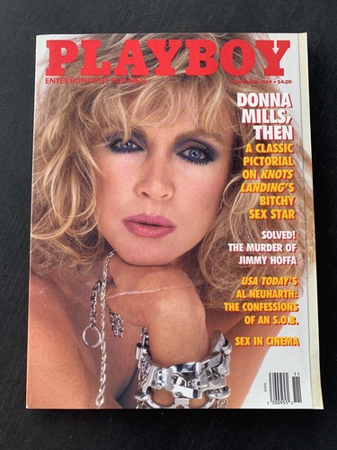 PLAYBOY MAGAZINE NOVEMBER 1989 DONNA MILLS | eBay