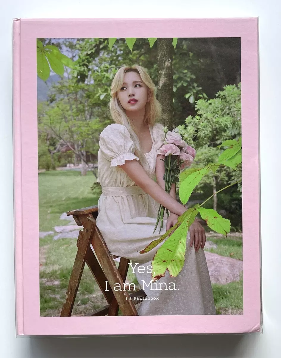 TWICE Yes, I am Mina. Pink ver. 1st Photobook Photocards Postcards 