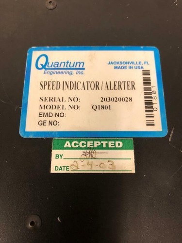 QUANTUM Q1801 SPEED INDICATOR / ALERTER - Picture 5 of 5