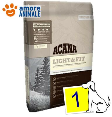 Acana Hund Heritage Light & Fit - 1 / 2 Säcke à 11,4 Kg - Hundefutter