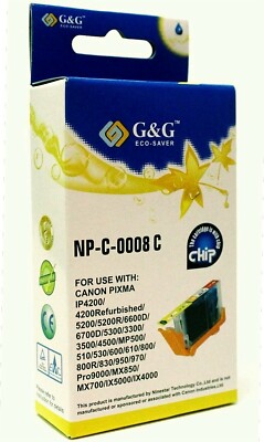 G&G Eco-Saver Ink Cartridge NP-C-0008 C: FREE SHIPPING