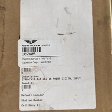 Allen Bradley SLC500 Input Module Series C - 1746-IV16 (Factory Sealed)