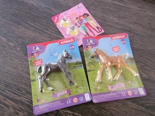 SCHLEICH ARTIKEL - 2 PFERDE NEU in OVP + 2 RINGE NEU in OVP