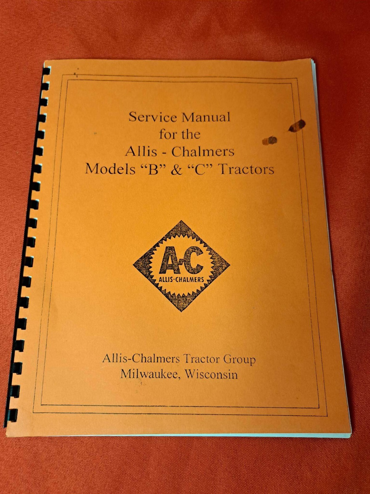 AllisChalmers Service Manual Model B & C Tractors eBay