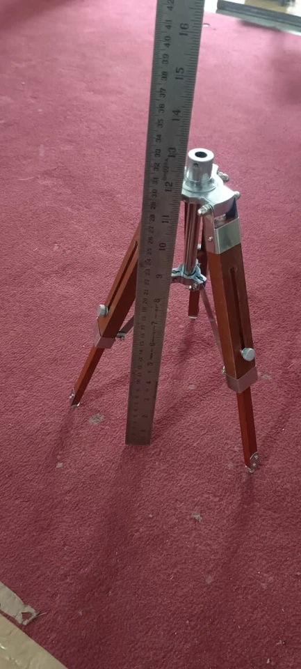 Soporte trípode madera 18"" aprox. Foto 3 de 4