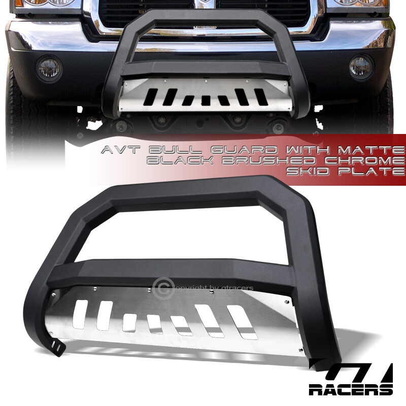 For 2005-2011 Dodge Dakota Matte Black AVT Edge Bull Bar Bumper