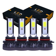 For Chevy Silverado 1500 1999-2006 LED Headlights HIGH LOW BEAM Combo Kit