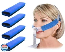 4-Packs CPAP strap covers, Soft Fleece CPAP strap comfort pads, CPAP face pad