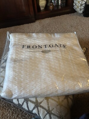 New In Bag, Front gate Egyptian Cotton Blanket/Coverlet. Queen Size 90 X 96 