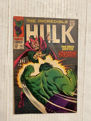 Incredible Hulk 107 Mandarin General Ross Betty Ross 1968 | eBay