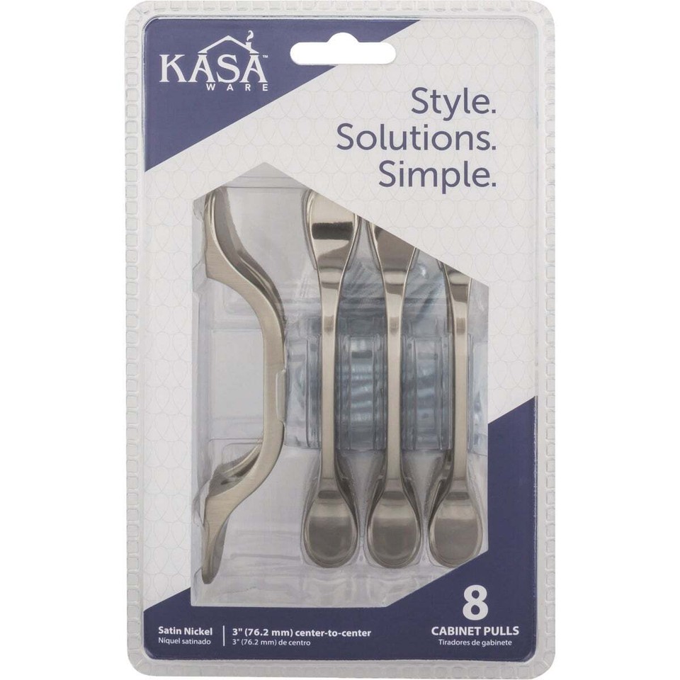 KasaWare 5 In. Satin Nickel Pull (8Pack) K9973SN8 Hardware