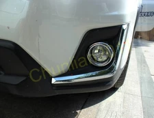 Front Fog Light Cover Round Trim for 2018-2020 Subaru XV 4PCS Set Foglight