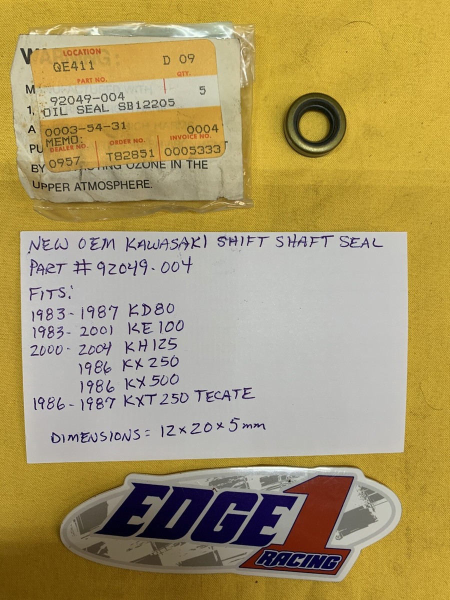 Kevät 様 OEM KAWASAKI SHIFT SHAFT SEAL (92049-004) KD80, KE100, KXT250