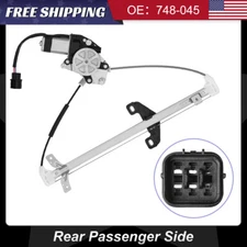 Rear Right For 2003-2007 Honda Accord Sedan Power Window Regulator w/ Motor