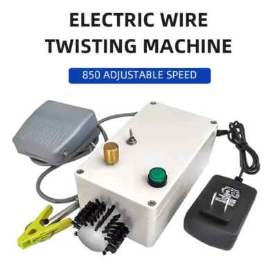 Electric Twisting Machine Thread Rolling Small Speed Control Stranding Machine