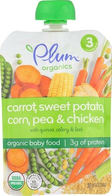 Plum organics Baby Food quinoa&leeks with chicken + tarragon stage 3 (846675003256)