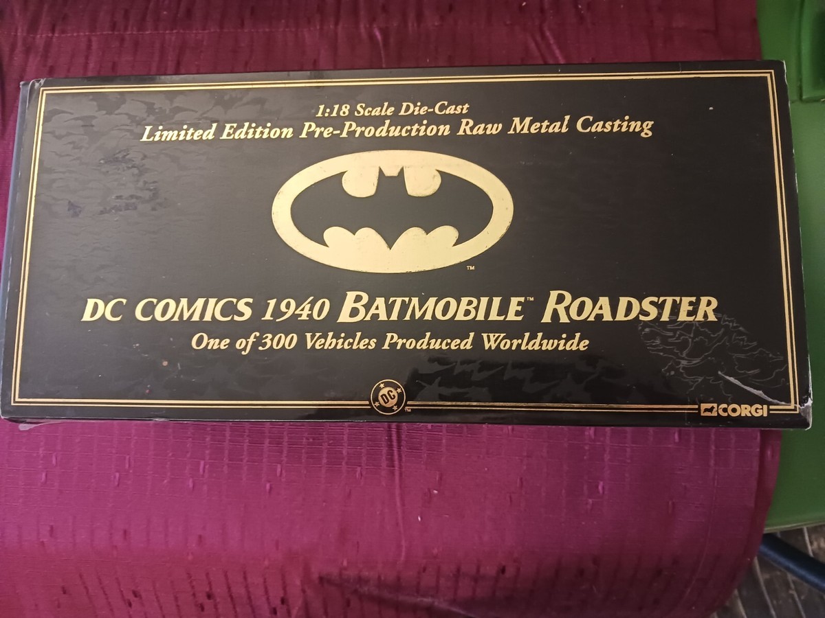 Corgi Toys 1:18 BATMAN 1940 PROTO-TYPE RAW CASTING BATMOBILE