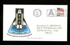 Space Shuttle Cover STS-43 Atlantis 8/2/1991 Kennedy Space Center