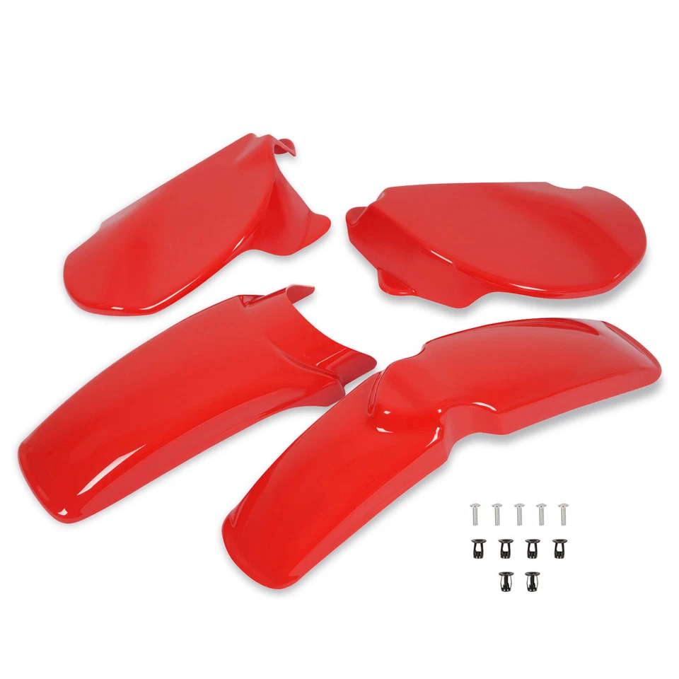 For Honda XR75 / XR80 1977-1982 Plastic Kit Front / Rear Fender & Side Panels Foto 3 de 4