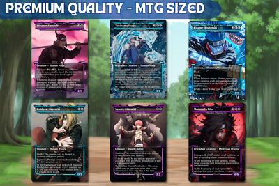 naruto mtg commander deck Naruto Ninja Ninjutsu Commander MTG Alt-Art Deck. Ready to Play!