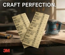 (3 SHEETS) 3M Sandpaper 150 Fine | Papel de lija 150 Fino 3M (3 hojas)