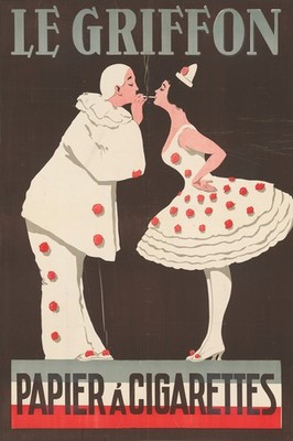   Le Griffon - Papier à Cigarettes Vintage French Poster - 24x36  Premium