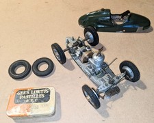 Vintage Tether Car /Rail Racing Car Model Diesel Engine