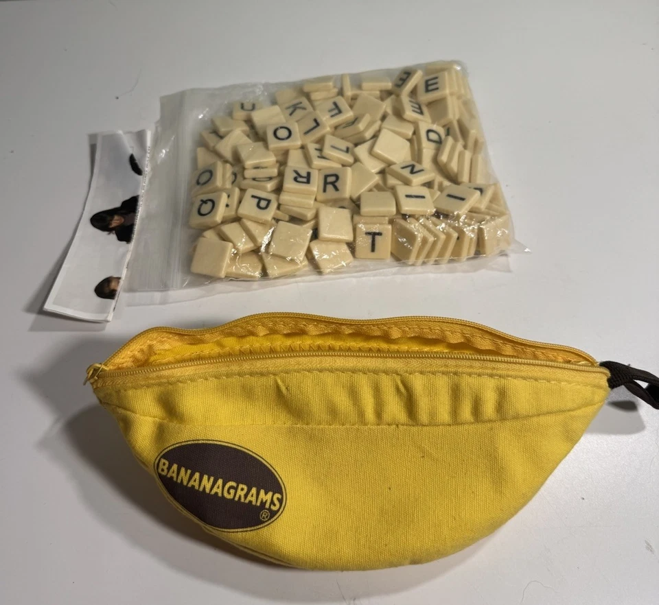 Bananagrams Tile Game Set Family Fun- Complete W/ Directions & 144 Letter Tiles - Image 2 of 4