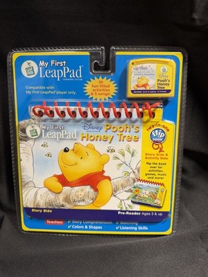 LeapFrog LeapPad Disney Pooh's Honey Tree Book & Game Cartridge  NEW!