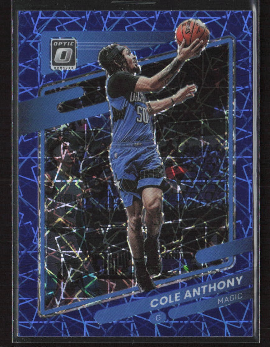 Cole Anthony 2021-22 Donruss Optic #146 Blue Velocity Orlando Magic