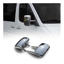 Spiegelkappen Spiegelabdeckung f&uuml;r Mercedes Sprinter W901 1995-2006 ABS Chrom