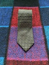 Polo by Ralph Lauren Geometric Neat Mosaic Woven Silk Men's Pointed Tie One Size