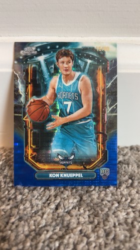 2025-26 Topps Chrome Cosmic Kon Knueppel #ET-14 Rookie RC Blue Moon /99