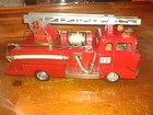1960's Vintage Tin Firetruck 🚒 Bandai Japan