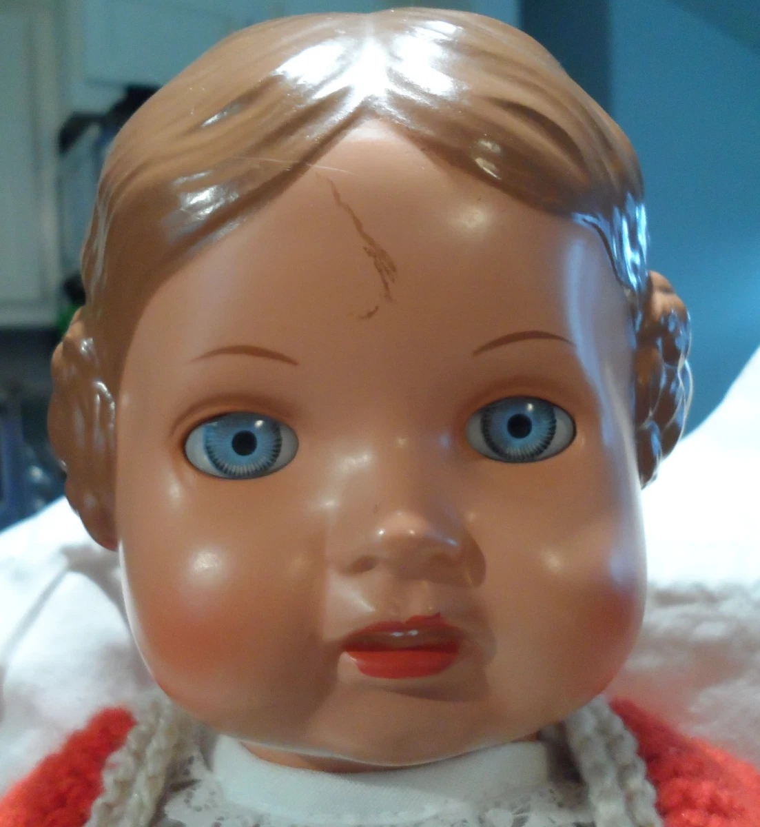 Lot De 2 Poupées Schildkröt Celluloid – Marienkäfer Baby, 25 Et 15 Cm (occasion, Collection)