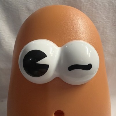 Mr Mrs Potato Head Spud Replacement Parts Pieces: Black Pac-Man Pupil Eyes Wink