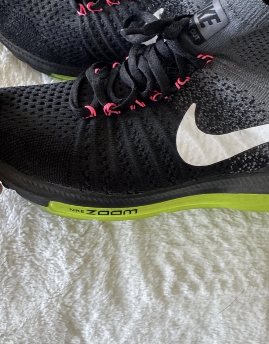 Nike Zoom All Out Flyknit Black White Volt for Sale  display picture 2