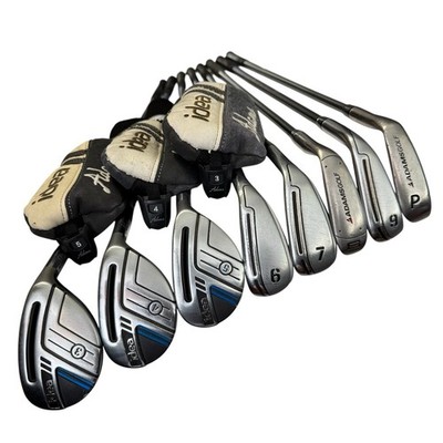 Adams 2014 idea 3-P Hybrid Set RH Regular & Lite Flex Mitsubishi Rayon Bassara