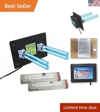 Easy-Install Whole House UV Air Purifier for HVAC with 2 Replacement Bulbs