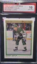 90-91 O-Pee-Chee Premier Bobby Holik Rookie 🚨🚨🚨 KSA 10 Pristine Gem Mint