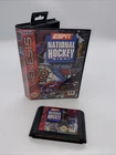 Sega Genesis ESPN National Hockey Night Cartridge & Case