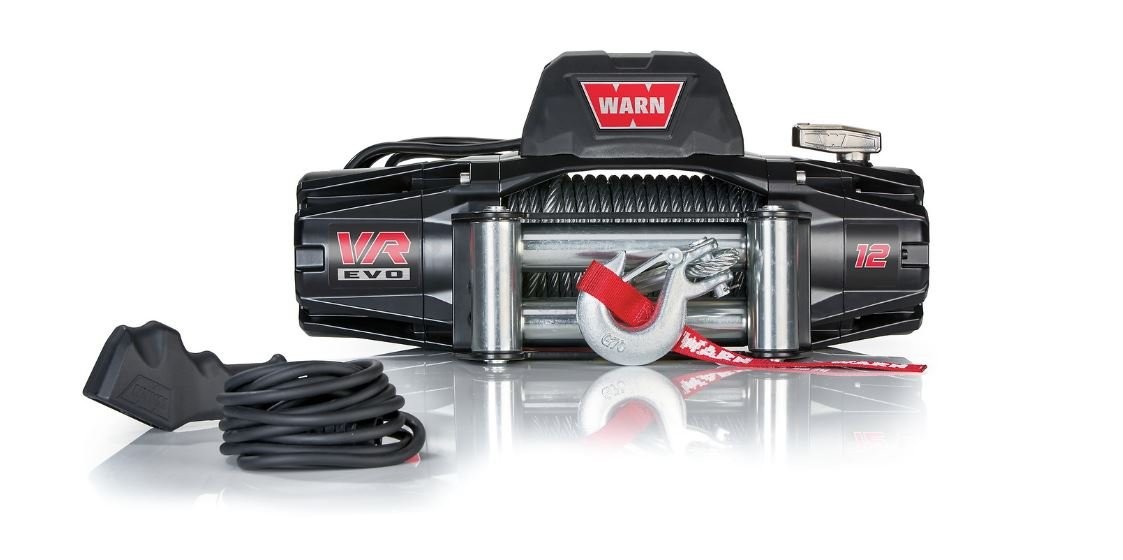 Warn VR EVO 12 Winch 12000lb IP68 Waterproof Remote Heavy Duty Off-Road Recovery