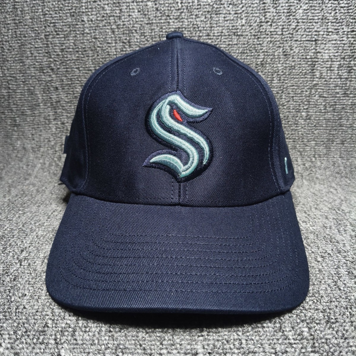 '47 Brand Seattle Kraken NHL Navy Strapback Baseball Cap Adjustable