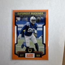Panini Score 2023 DeForest Buckner #14 Orange Parallel Indianapolis Colts